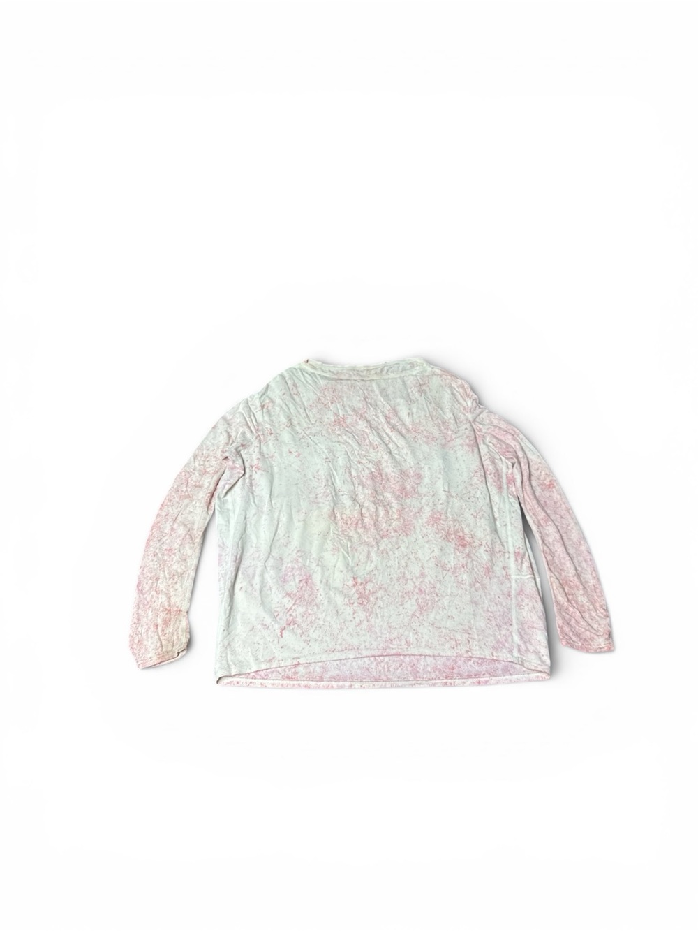 lululemon athletica Women's Long-Sleeve Tie-Dye Top — Pink & White